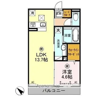レグルス【1階】の間取り