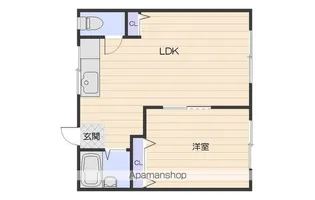 コーポホリデーイン【1階】の間取り