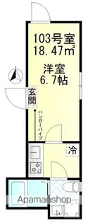 パサージュ武蔵小金井【1階】の間取り