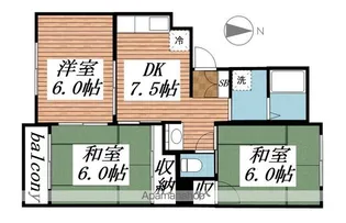 メゾン・ゴールド大塚【2階】の間取り