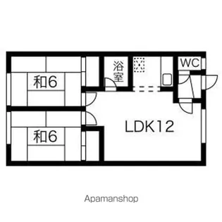 丸栄マンション【2階】の間取り