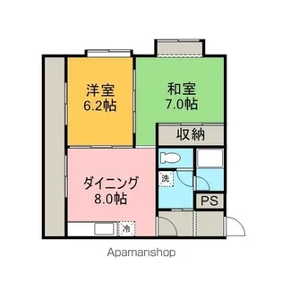 マンションストーク【606号室】の間取り