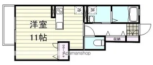 VILLE ARCE【102号室】の間取り