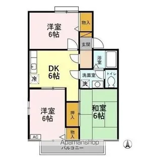 セジュールグランデ Ⅳ【2階】の間取り