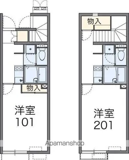レオネクストエスプリットテラス【2階】の間取り