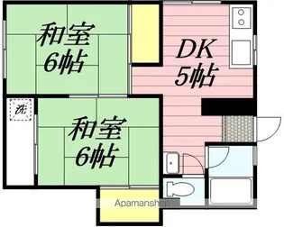 メゾン東大和【306号室】の間取り