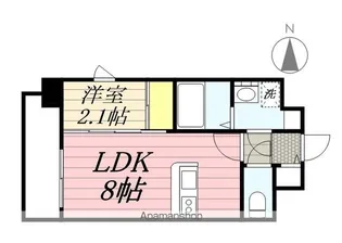 MODERN PALAZZO箱崎駅前【3階】の間取り