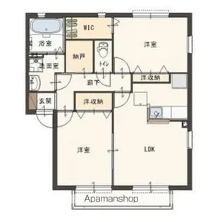 ブランクルールA【1階】の間取り