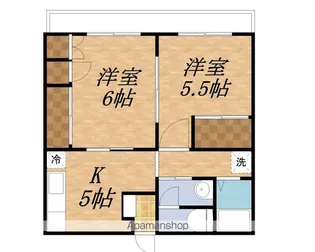 大道アパート【202号室】の間取り