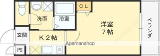パーラム関目【2階】の間取り