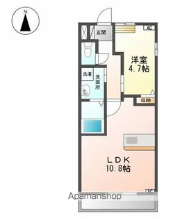 パンプキンフィールド【2階】の間取り