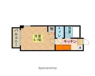 ラフォーレ七番館【101号室】の間取り