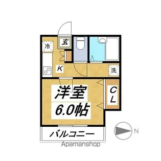 美茶和コーポ【2階】の間取り