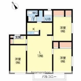 ウィンディアⅡ【2階】の間取り