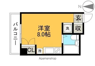 エトワール愛宕Ⅱ【3階】の間取り