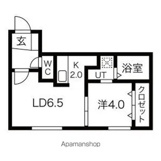 Encore豊平公園【4階】の間取り