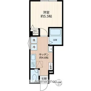 パステール・グランおゆみ野【1階】の間取り