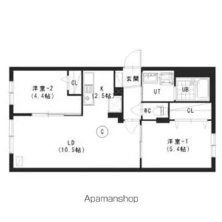 ラメゾン麻生【3階】の間取り