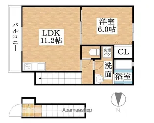 AMI【2階】の間取り
