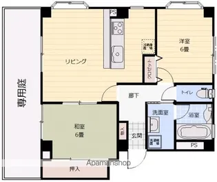 コートモーレア【2階】の間取り