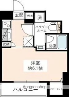 メインステージ新橋【12階】の間取り