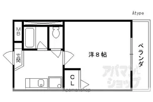 メゾン・ラビアン【2-D号室】の間取り