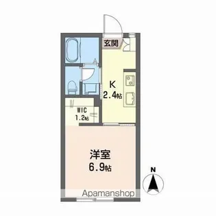 グレ・YOKOHAMAB【1階】の間取り