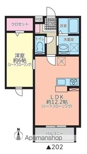 MOCXION MEIJO【2階】の間取り