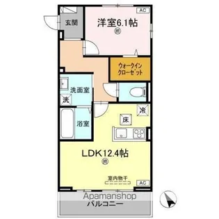 J.リヴェール高松西宝町 B棟【1階】の間取り