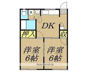 メゾンプルミエールB【1階】の間取り