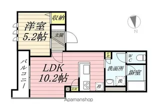 ファースト長後【3階】の間取り