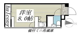レジダンス・イン・三軒茶屋【2階】の間取り