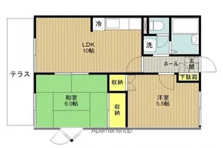 グランハイム黒須【106号室号室】の間取り