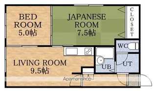 タクニヴァス【4階】の間取り