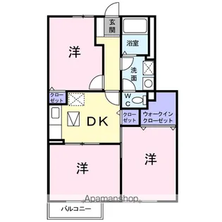 ルミエール ツカサⅢ【1階】の間取り