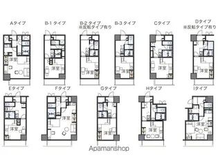 レオパレスFLAT新栄【1909号室】の間取り