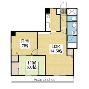コートエルⅢ【3階】の間取り