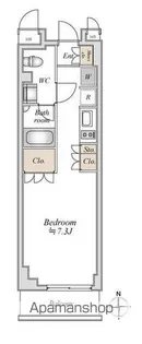 アパートメンツ綱島【7階】の間取り