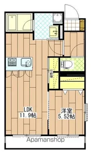 アンマリアーレ【4階】の間取り