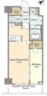市谷台町坂フロント【3階】の間取り