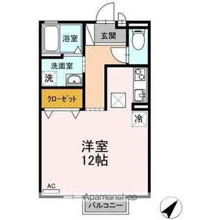 IRIS(アイリス)【1階】の間取り