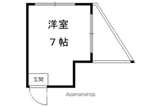 コーポ満田【3F-6号室】の間取り