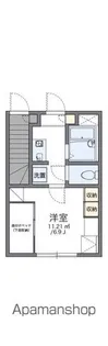 レオパレスサンロード【1階】の間取り