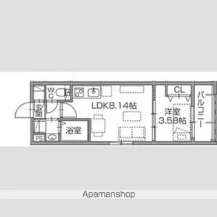 ラクラス南福岡SOUTH【3階】の間取り