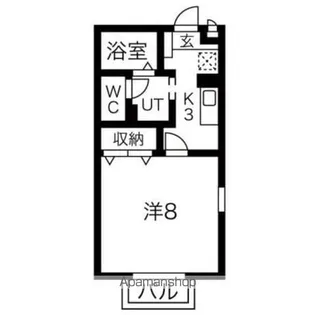 セジュール南柏Ⅰ【1階】の間取り
