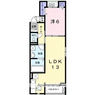 サンテールⅣ【1階】の間取り
