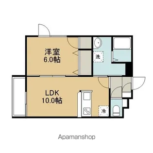 フローレンス【4階】の間取り