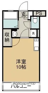 WISDOM徳島町【205号室】の間取り