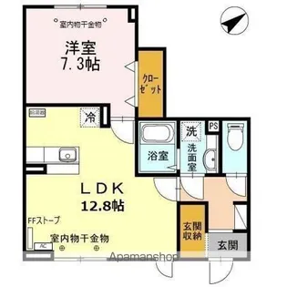 スリジエ麻生【1階】の間取り