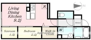 ルフレ舟橋【102号室】の間取り